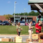 Volunteers and Participants Outside