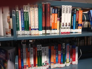 Books on Shelf at Library