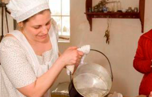 Woman Making Chocolate