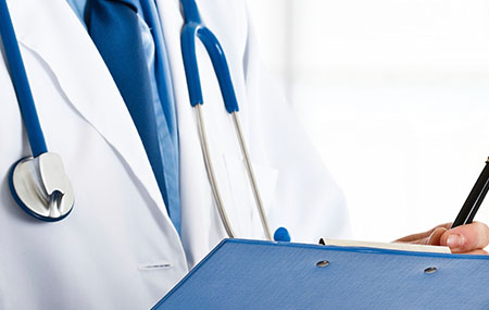Programs_LiteratureandMedicine Doctor wtih Pen and Paper