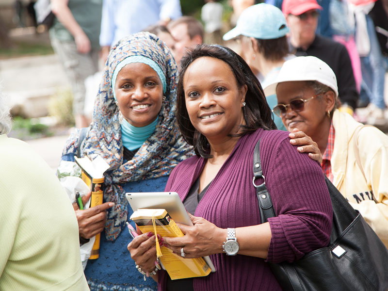 Women In Line at King Peggy