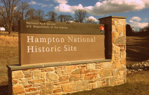 Hampton National Historic Site Sign