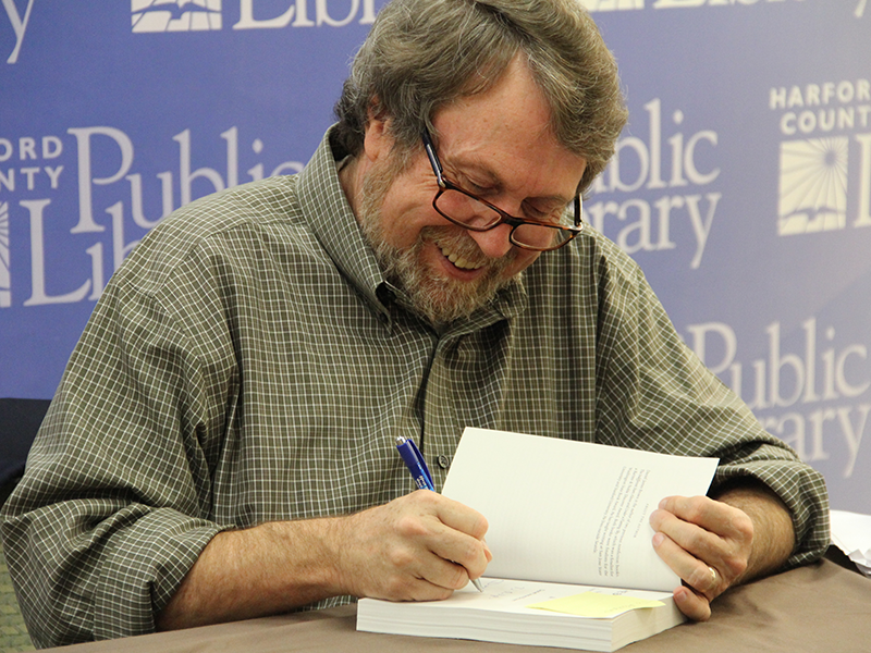 DJB Close Up of Book Signing