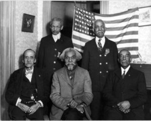 G.A.R. Post, Civil War Veterans, 1935, by Addison N. Scurlock, Silver gelatin on paper, Scurlock Studio Records, ca. 1905-1994, Archives Center, National Museum of American History, Call No.: 0618.229581.