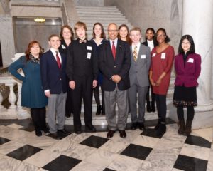 Lt Governor Boyd Rutherford with Maryland History Day honorees