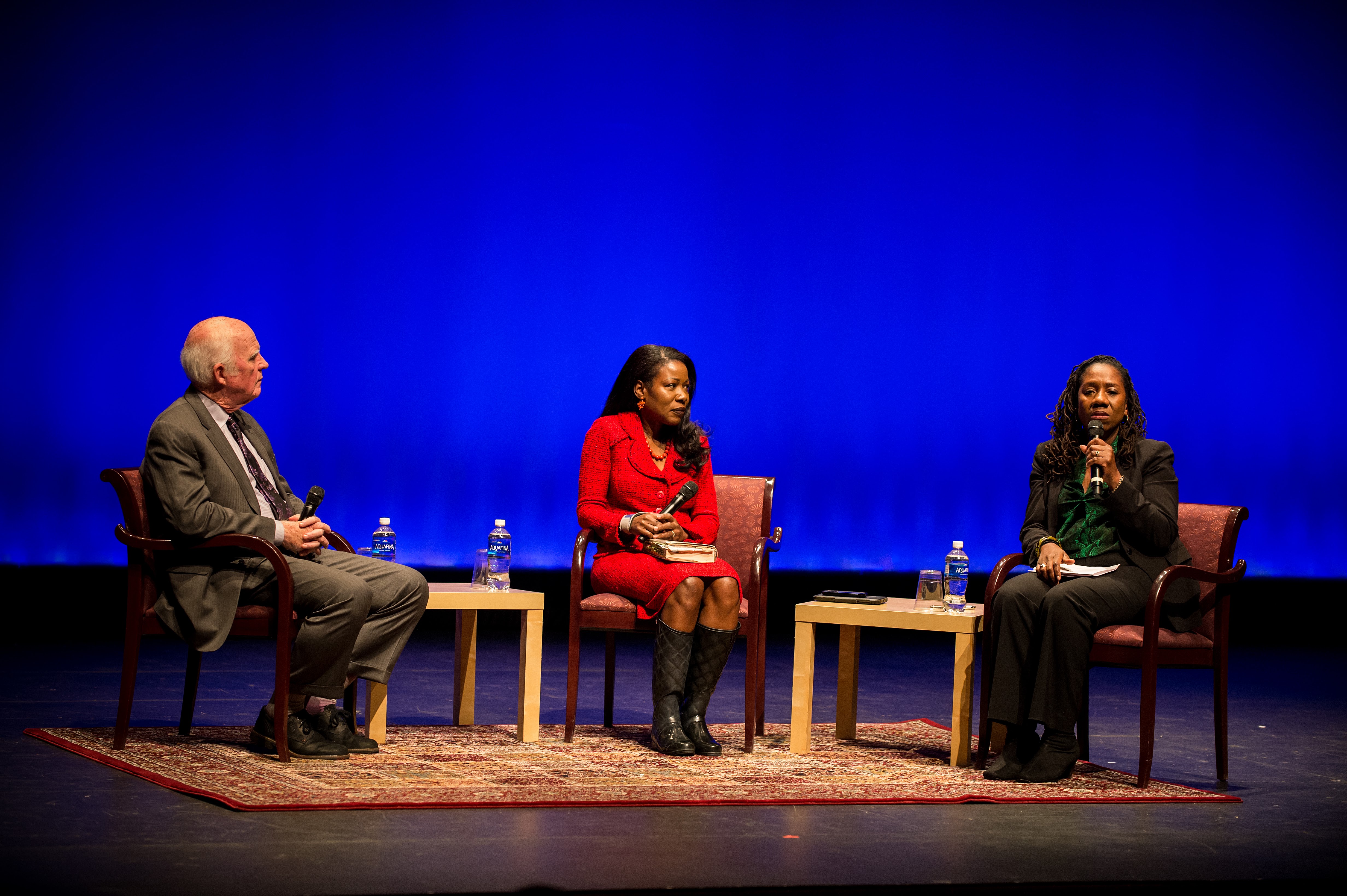 Taylor Branch, Isabel Wilkerson, and Sherrilyn Ifill in conversation
