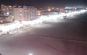 Ocean City boardwalk at night