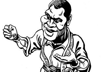 Caricature of Robeson