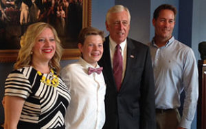 Tiffany Nickels, Parker Nickels, Congressman Steny Hoyer, Rich Nickels